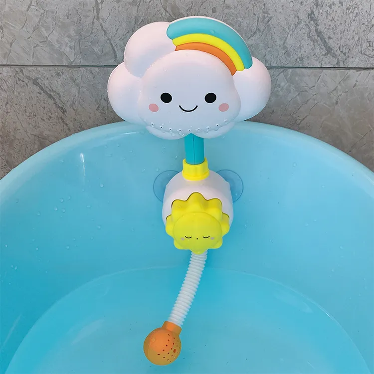【安全材质-喷水花洒】宝宝洗澡玩具儿童戏水玩水玩具手动花洒可爱