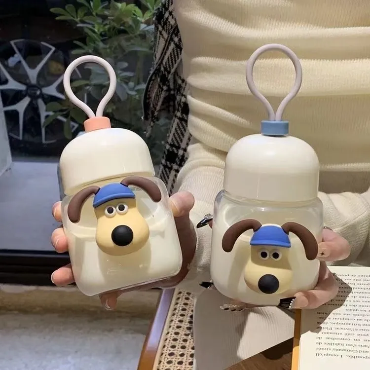 牛奶胖胖杯迷你可爱玻璃杯便携水杯女生奶茶杯子牛奶杯吸管