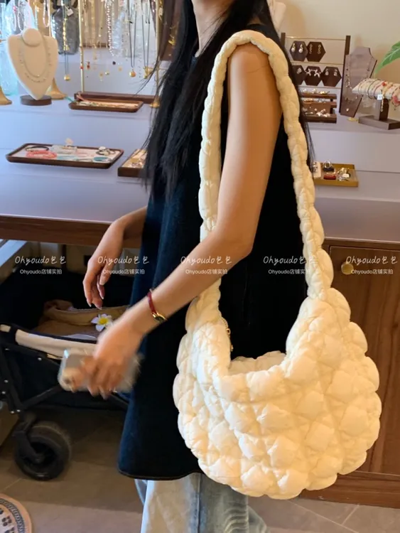 「Ohyoudo」百搭云朵包中号/店铺自制!韩系时尚斜挎包小众质感单肩