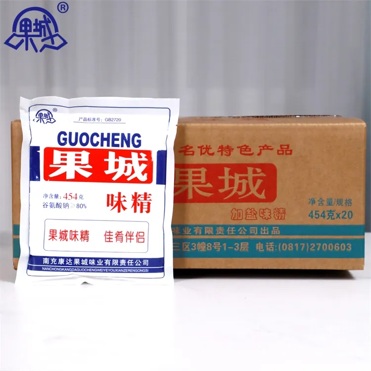 佳肴伴侣果城味精粉末味精454g*20袋/件厂家直营厨房调味品包邮