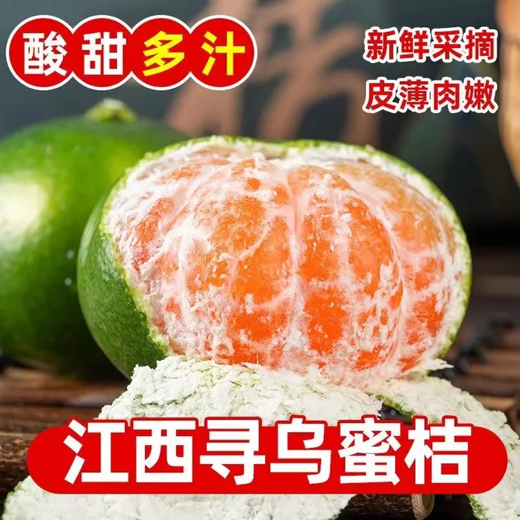 【香甜多汁】江西赣南寻乌蜜橘现摘无籽青皮蜜橘新鲜应季水果