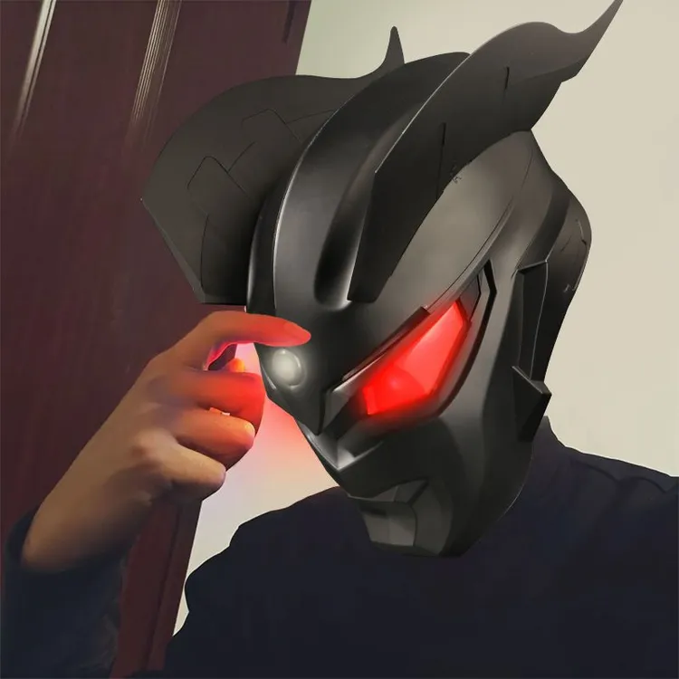 官方正版赛罗奥特曼头套可拆卸发光头盔万圣节男头套奥特曼面具