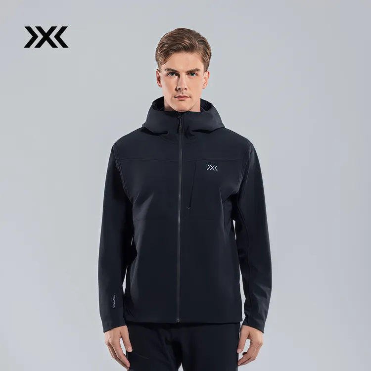 XBIONIC风盾Schoeller软壳衣连帽夹克舒乐防风防泼水弹力秋冬男款