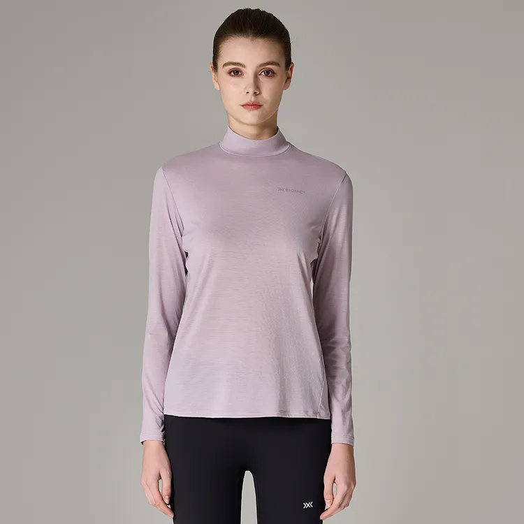 XBIONIC银河星云羊毛高领长袖T恤 干爽透气柔软轻盈顺滑舒适女款