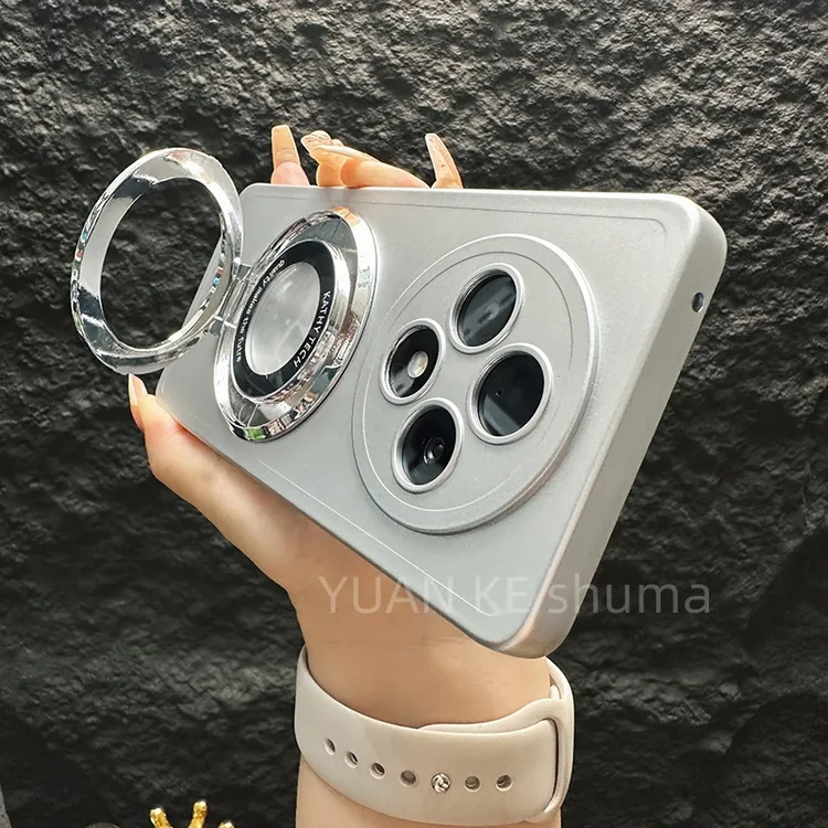 适用oppoa3pro手机壳新款a3pro套oppo银色全包磁吸支架简约商务男