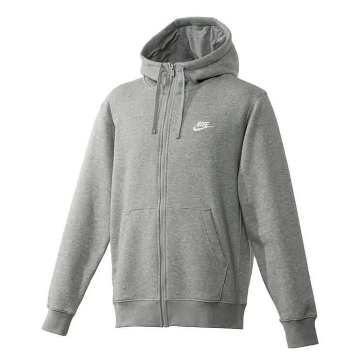 NIKE/耐克外套男加绒连帽衫冬季卫衣针织柔软舒适简约BV2646-063