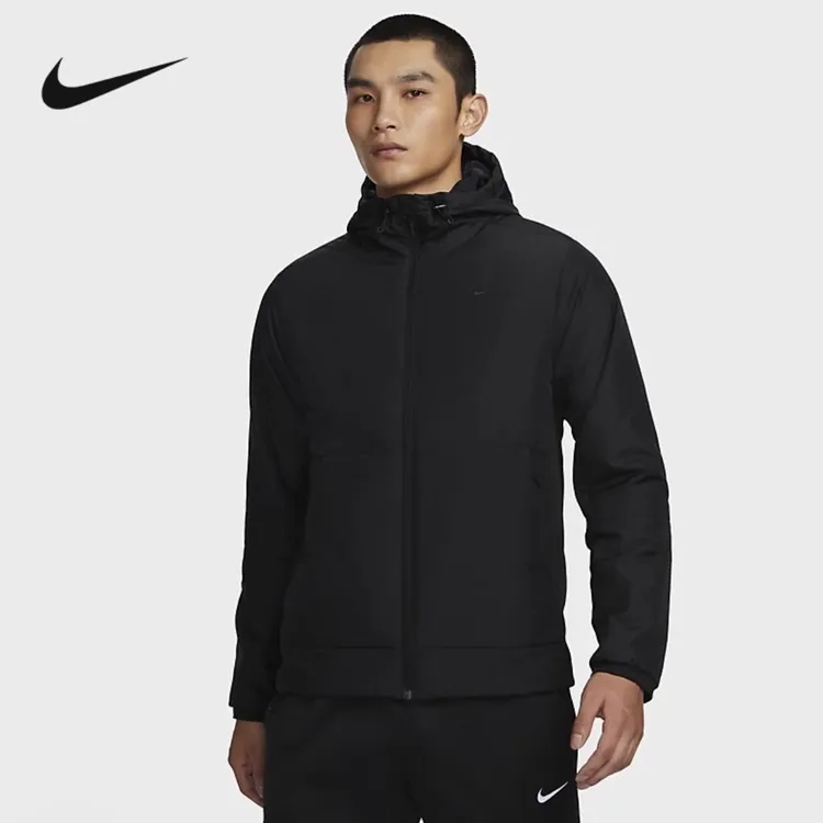 NIKE/耐克男子棉衣外套冬季防风保暖运动连帽棉服夹克FB7545-010