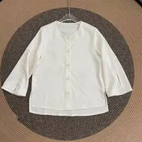 【喜儿定制】秋季新款春秋女童长袖汉服衬衫洋气百搭中大童