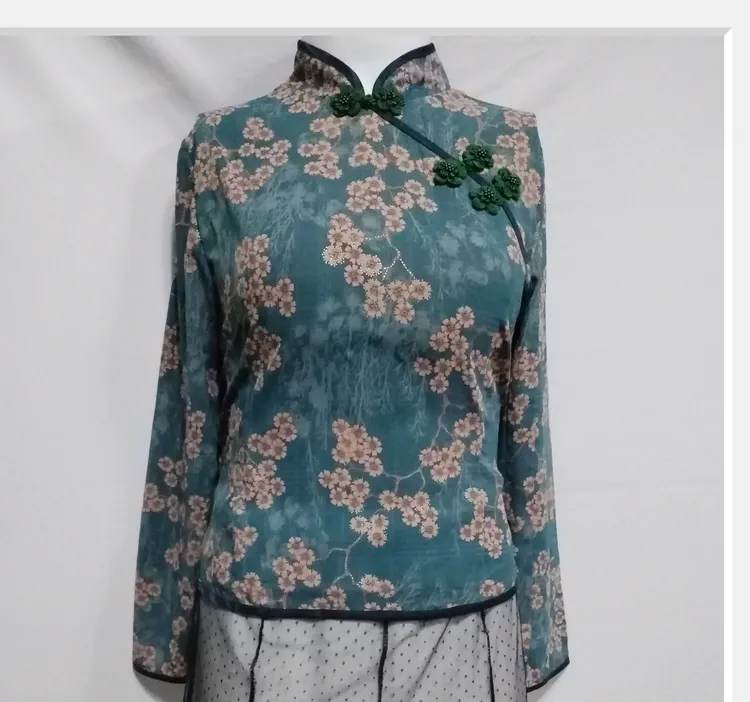 旗袍领短款外套时尚潮流女装气质