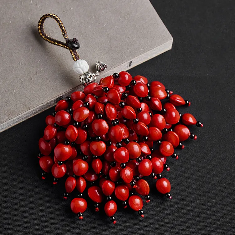 如心所愿相思豆爆款红豆高颜值钥匙扣挂件新款钥匙扣挂件最新款