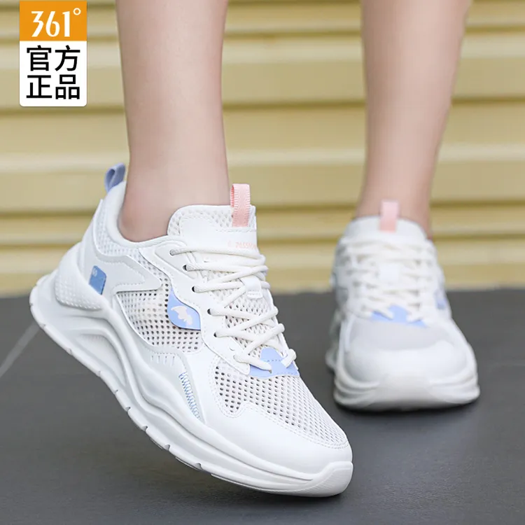 361运动鞋女鞋2025新款爆款女款夏季网面薄款夏季跑步鞋休闲鞋子
