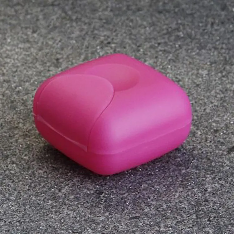 塑料带锁扣旅行肥皂盒 迷你便携香皂盒 创意带盖密封皂盒防水有盖