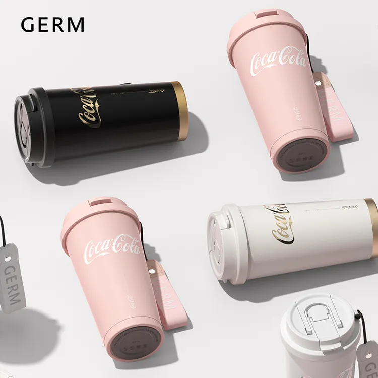 GERM/格米时尚情侣杯闪耀保温杯潮酷水杯大容量带吸管咖啡杯