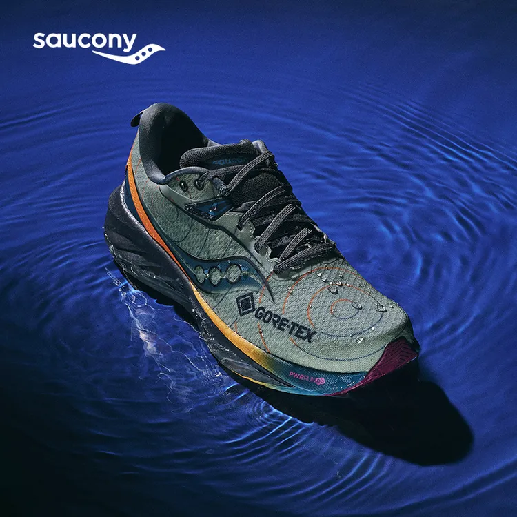 【彭于晏同款】Saucony索康尼TRIUMPH胜利22GTX防水透气运动跑步鞋