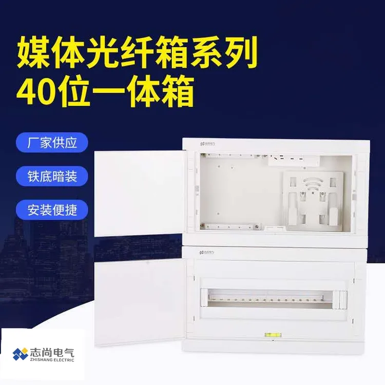 志尚20位强弱综合一体箱室内暗装双层家用装饰回路集线空开配电箱