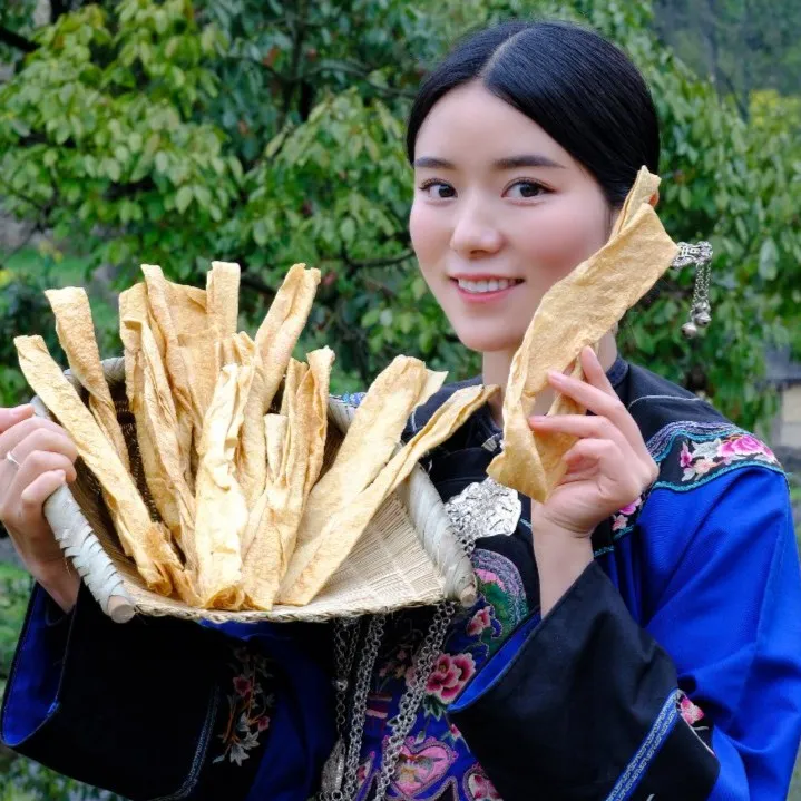 【苗家阿美】J湘西豆肠豆皮农家美食250g一袋