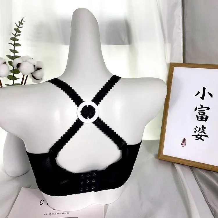 内衣底围缩小暗扣后背扣肩带交叉扣文胸防滑神器固定带隐形美背