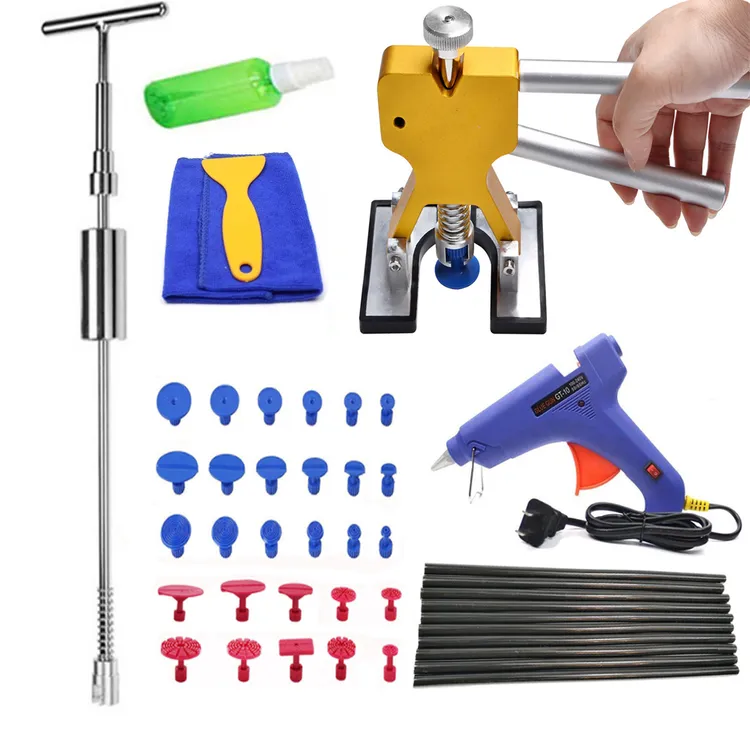 修车修复工具车身痕无痕维修汽车凹陷拉拔器免钣金拉排修复器套装