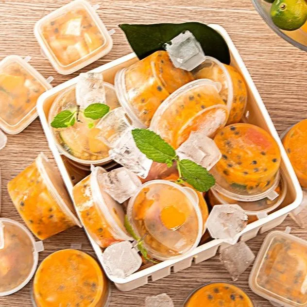 百香果分装神器独立冰块盒一次性模具冰格柠檬制冰冷冻盒冰袋布丁