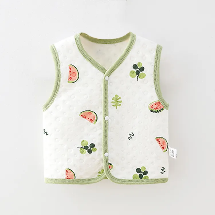 婴儿马甲春秋外穿马夹春装纯棉新生背心儿童洋气宝宝保暖背心坎肩