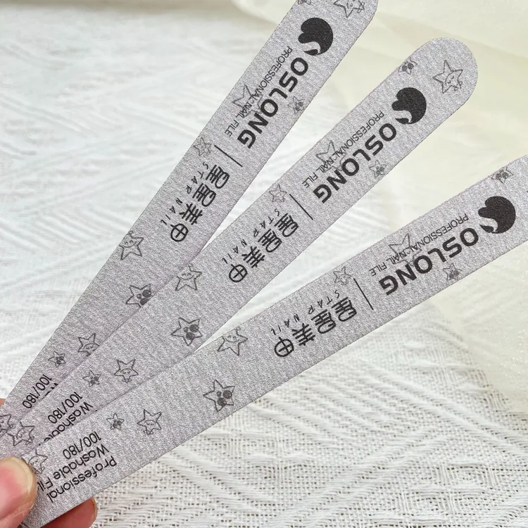 星星Oslong美甲搓条砂条打磨甲片耐水洗斑马搓本甲修形超强耐磨