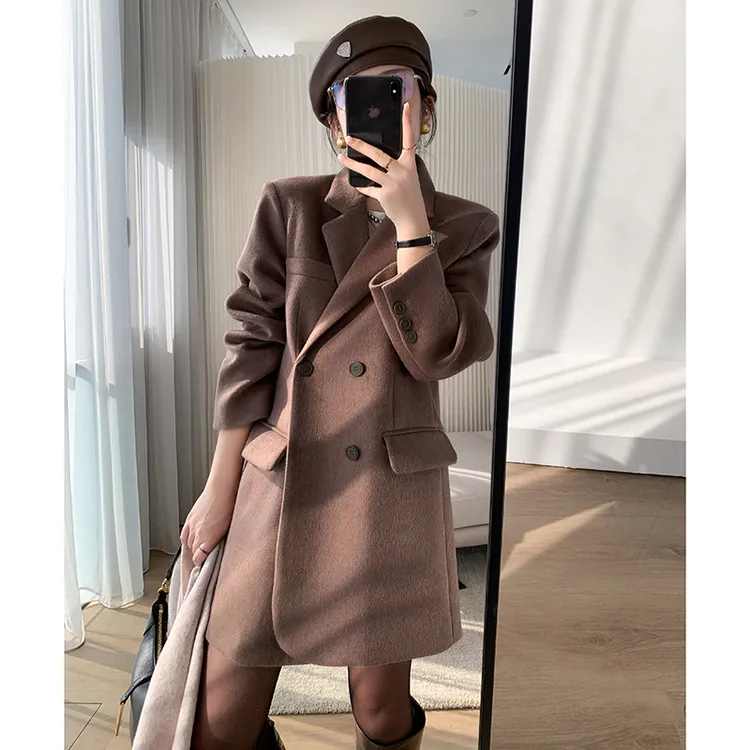 懂点毛呢西装女2024冬季新款时尚气质流行羊毛秋冬呢子外套韩版女