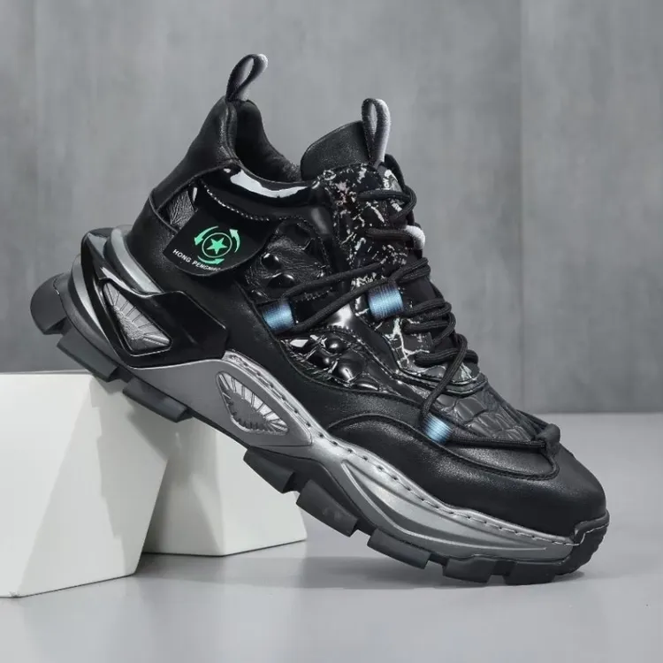 【断码特价】头层牛皮中帮休闲鞋