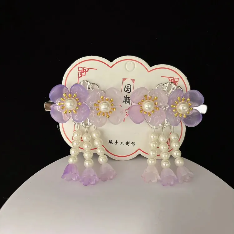 有文精选 漂亮迷人古风发夹手工DIY制作材料包