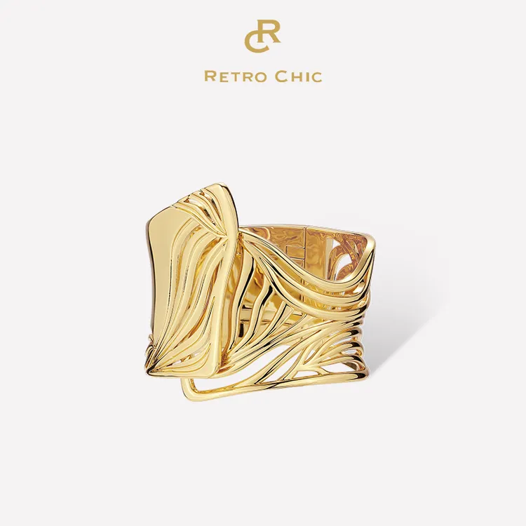 铜合金手镯 RC RETRO CHIC 意大利创意饰品 春叶手镯