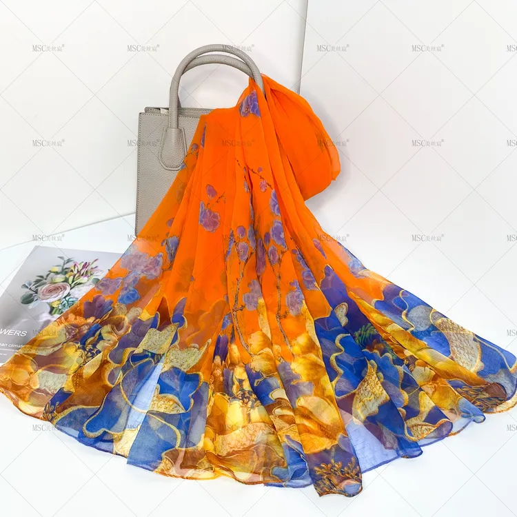 美丝宸十里花香140*180大尺寸四季保暖度假沙滩丝巾气质百搭围巾