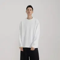 秋冬新款净版打底套头纯色百搭时尚潮流简约宽松打底长袖201