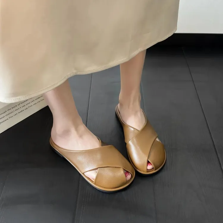 2024夏季新款388半拖时尚百搭休闲百搭网红女凉拖