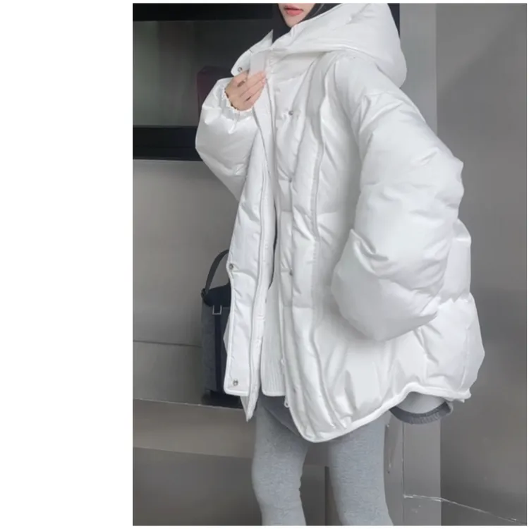 【赵YIYI】“棉服”立体剪裁宽松休闲外套立领连帽保暖加厚Y22523