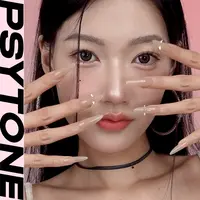 幻调怪物猎人 | 建构裸色欧美铆钉加固尖形穿戴甲