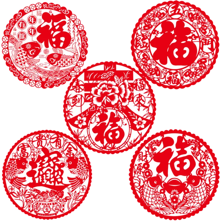 【拍1发10张】新年好运发财静电贴装饰贴纸蛇年春节年画玻璃贴窗贴