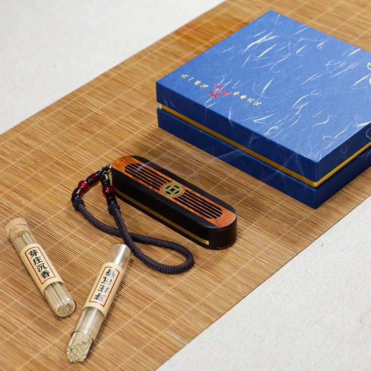 臻观心无粘芽庄沉香线香便捷香盒套装出差旅行装线香家用室内香炉