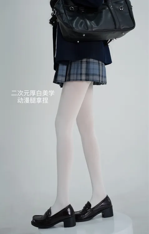 “天鹅绒裤袜”厚白厚黑厚灰美学天鹅绒材质袜子60d