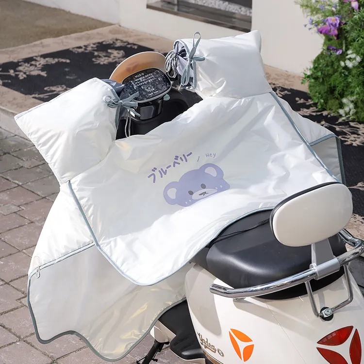 春秋潮流雅迪摩登电瓶车挡风被防水保暖青春时尚九号四季秋冬挡风