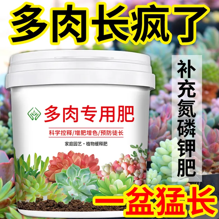 家用花卉多肉肥料专用肥爆盆增肥增色颗粒缓释肥有机营养控释肥料