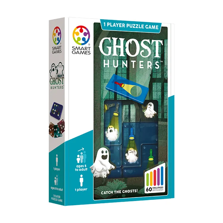 SmartGames幽灵捕手5岁+经典必入图形思维逻辑推理便携益智玩具