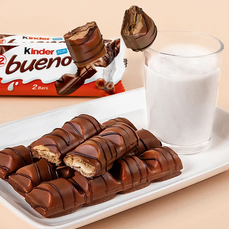 Kinder Bueno健达缤纷乐牛奶榛果威化巧克力条休闲下午茶零食礼品