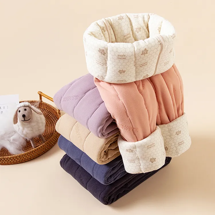 校服神器保暖裤女童内穿搭加绒秋冬装男童绵羊毛加厚儿童抗寒棉裤