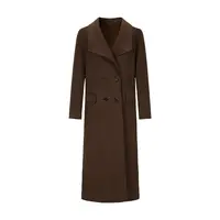 设计师女装2024冬季新款时尚气质中长款显瘦百搭毛呢外套44216F