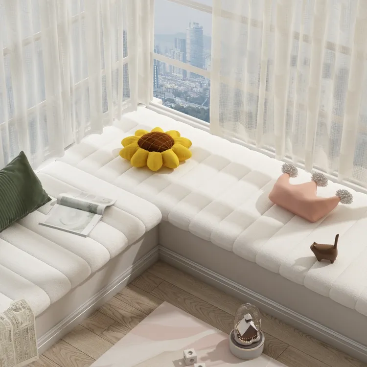 【1平铺款8】泰迪绒飘窗垫窗台垫定制网红卧室阳台垫海绵加厚定做