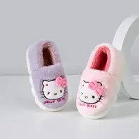 【镇店之宝】女童KT猫包跟棉鞋卡通宝宝保暖秋冬加厚21720