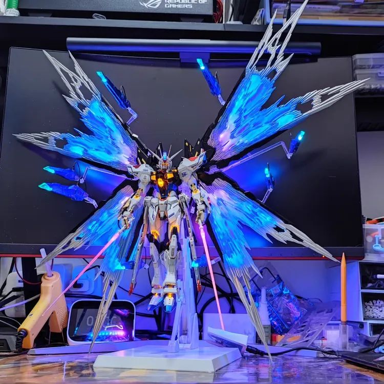 大班8802MB强袭自由光翼高达模型MG白雪姬独角兽红异端拼装手办男