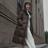【丽公主专属 】坦博尔连帽羽绒服百搭长款时尚秋冬外套TBF530836Z