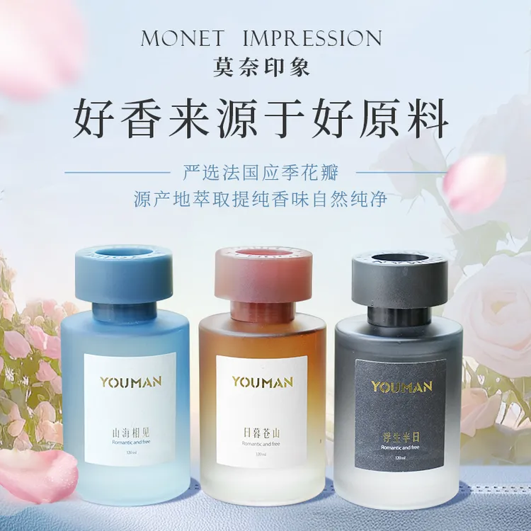 【全香系列】由曼香薰车载进口精油香氛散香持久车居两用净化空气