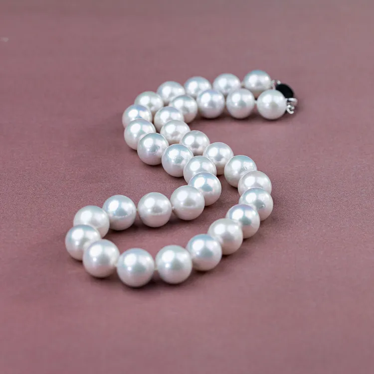 BELLE CIAO/俏真珠【森雨推荐】淡水珍珠S925银项链8.5-10.5mm