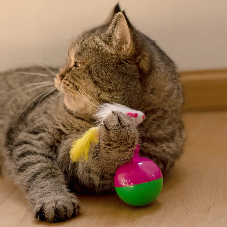 猫玩具不倒翁猫玩具球猫咪小老鼠玩具幼猫宠物玩具逗猫棒益智玩具